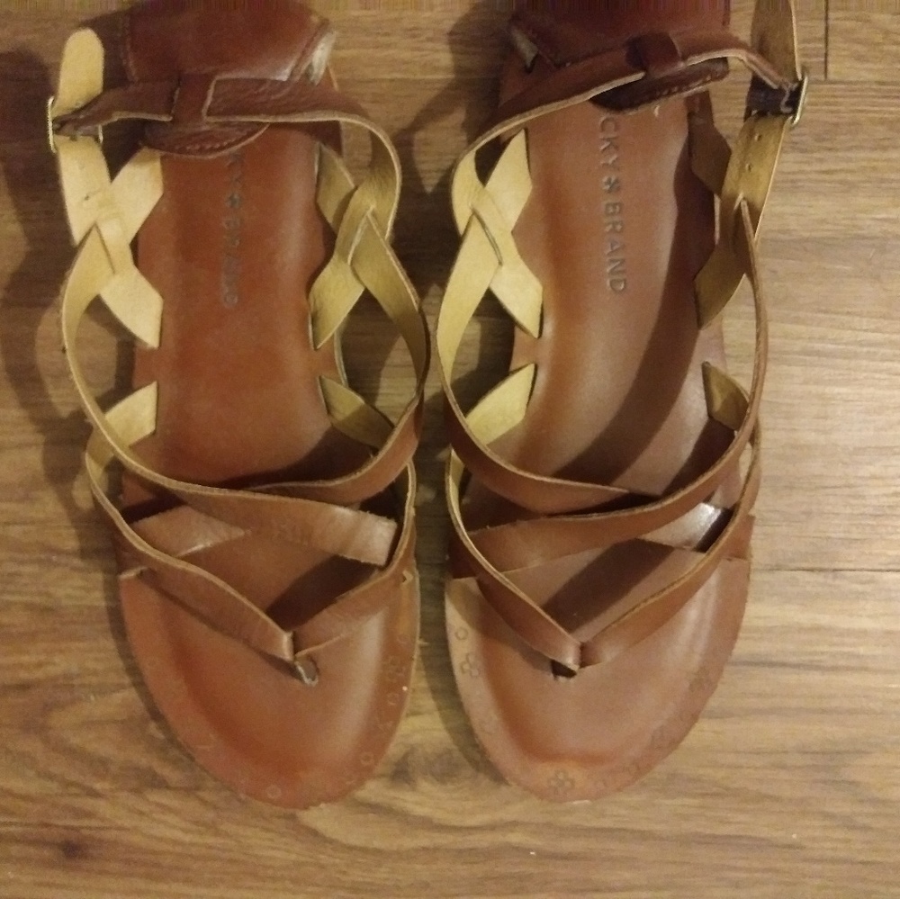 Lucky brand brown sandals